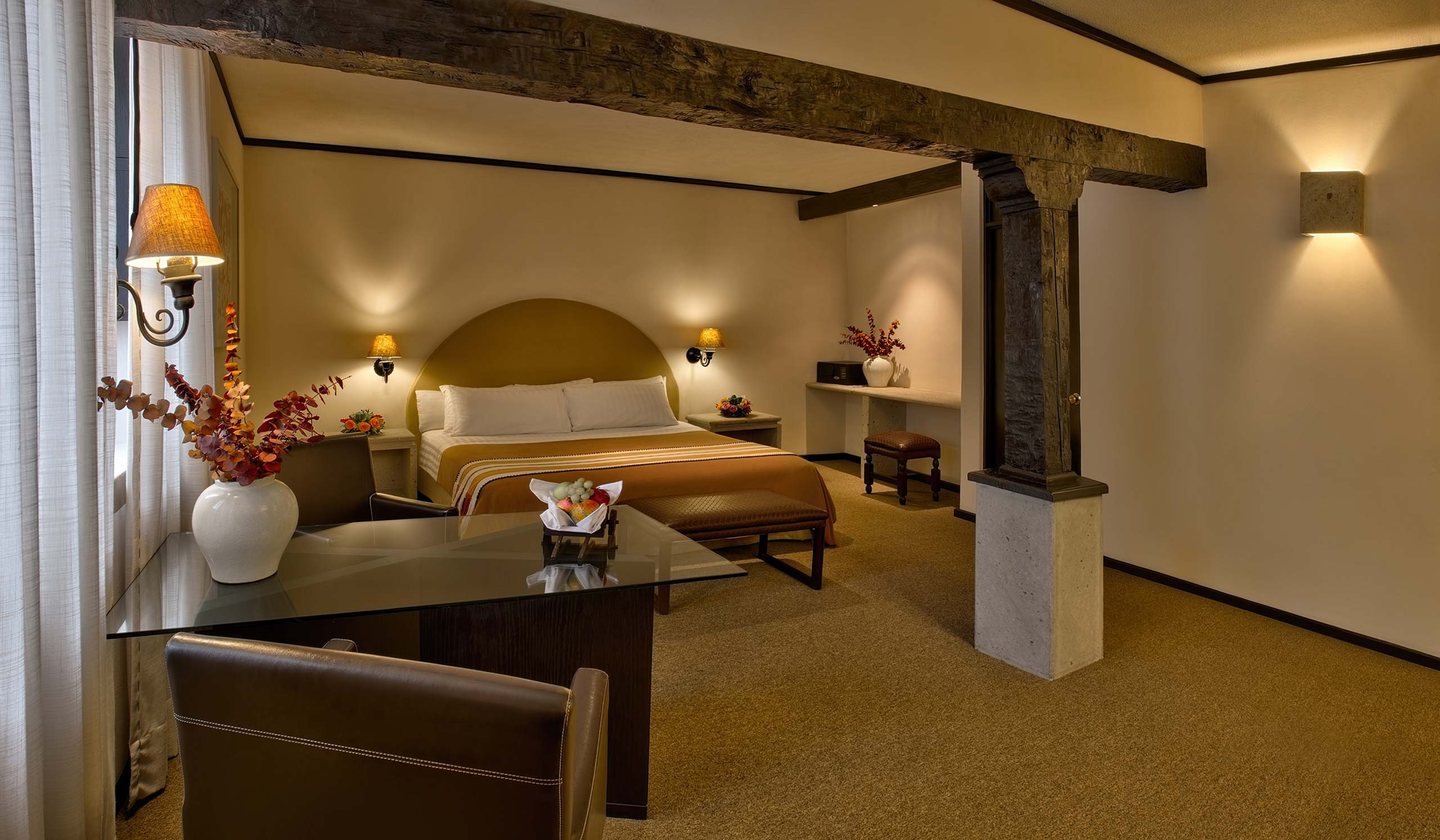 Junior suite interior Hotel Hacienda Jurica by Brisas Queretaro